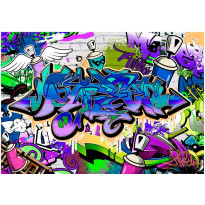 Kuvatapetti Artgeist Graffiti: violet theme, eri kokoja
