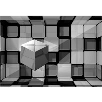 Kuvatapetti Artgeist Rubik&#039;s cube in gray, eri kokoja