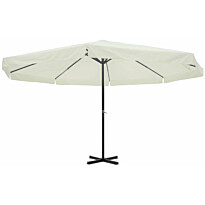 Aurinkovarjo alumiini valkoinen 500 cm
