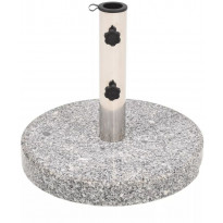 Aurinkovarjon alusta graniitti pyöreä 22 kg