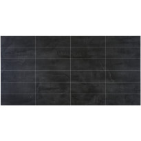 Välitilanlevy Berry Alloc Kitchen Wall, Black Velvet 100 x 300 mm:n kuviolla