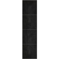 Märkätilalevy Berry Alloc Wall&amp;Water, Black Velvet Satin 600 x 600 mm:n kuviolla