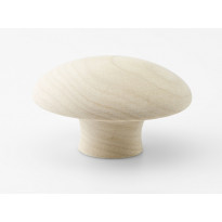 Nuppivedin Beslag Design Mushroom, Ø50x29mm, puuvalmis koivu