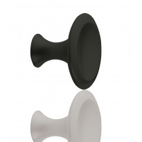 Nuppivedin Beslag Design Bell, Ø42x32mm, mattamusta