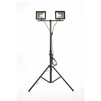 LED-valonheitin LED Energie Slim 2x20W tripod-jalustalla, 2x1600lm, 4500K, IP44