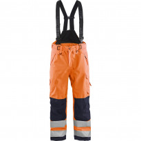 Kuorihousut Blåkläder 1867 Highvis, huomio-oranssi/sininen