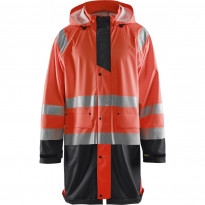 Sadetakki Blåkläder 4324 Highvis, huomiopunainen/musta