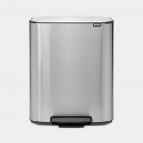 Poljinroska-astia Brabantia Bo, 60l, Matt Steel Fingerprint Proof