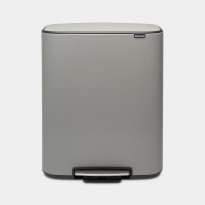 Poljinroska-astia Brabantia Bo, 60l, Mineral Concrete Grey