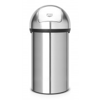 Roska-astia Brabantia Push Bin 60L, Matt Steel