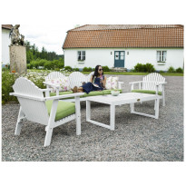 Sohvaryhmä Eivor, pöytä, sohva, 2 tuolia, valkoinen
