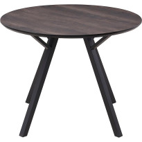 Ruokapöytä Eirys 100cm ruskea/musta