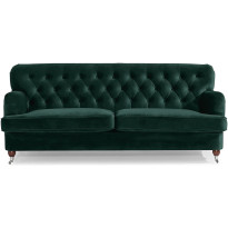 Sohva Howard 3 ist sametti vihreä