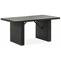 Pöytä James, 145x85cm, musta