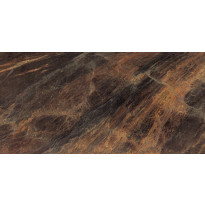 Seinälaatta Caisla Luxury Copper Grace, 600x600 mm, ruskea/kulta