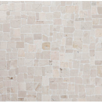 Marmorimosaiikki Qualitystone Roman White, verkolla, vapaa mitta