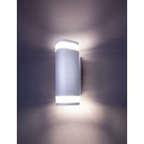 LED-seinävalaisin FTLIGHT Dana, GU10, 2x28W, IP44, valkoinen