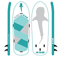 SUP-lautasetti Aloha Big Island, ilmatäytteinen, 470x151x20cm, max. 500kg, Verkkokaupan poistotuote