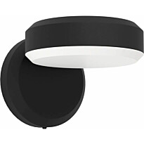 LED-ulkoseinävalaisin Eglo Fornaci, musta/valkoinen