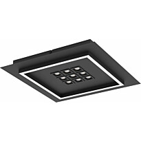 Kattovalaisin Eglo Balazote LED CCT 36x36cm musta