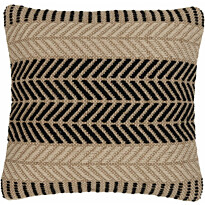 Koristetyyny Eglo Living Chevery, 45x45cm, beige/musta