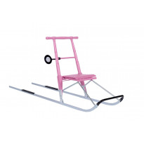 Lasten potkukelkka Esla T2, 100-130cm, pinkki