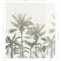 Kuvatapetti Esta Paradise XL Botanical PalmTrees, 2x2,79m