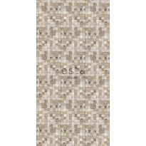 Tapetti WallpaperXXL Marble Squares 158201, 46,5cm x 8,37m, beige