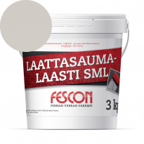 Laattasaumalaasti Fescon SML vaaleanharmaa 3 kg