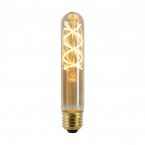LED-lamppu Lucide filamentti E27, Ø3cm, himmennettävä, 5W, 2200K, amber