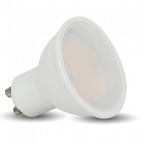 LED-lamppu GU10 V-TAC VT-2779, 7W, 230V, 3000K, 500lm, IP20, Ø 50mm