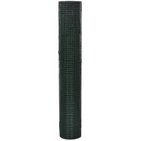 Kanaverkko 25x25mm, galvanoitu teräs, PVC pinnoitteella, 1x25m, vihreä
