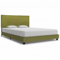 Sängynrunko vihreä kangas 135x190 cm