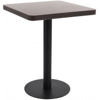 Bistropöytä tummanruskea 60x60 cm mdf