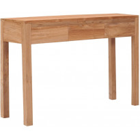 Sivupöytä, 110x35x75 cm, täysi tiikki
