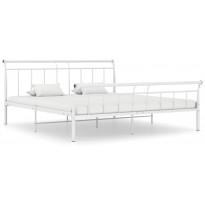 Sängynrunko Irene, valkoinen metalli, 160x200 cm