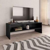 Tv-taso musta 100x40x40 cm lastulevy