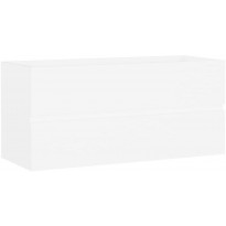 Allaskaappi, valkoinen, 100x38,5x45 cm, lastulevy