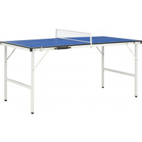 Pingispöytä verkolla, 152x76x66cm, sininen