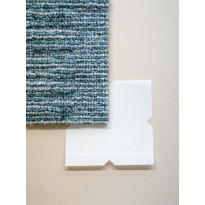 Tekstiililaatan tarrapala Forbo Tessera In-touch Smart Tac, 7,5x7,5cm, 100 kpl, valkoinen