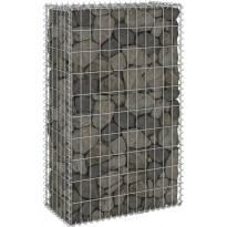Gabion-kivikori kansilla galvanoitu teräs 60x30x100 cm