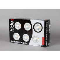 LED-alasvalosarja Hide-a-lite Optic Quick ISO, 6-pack, 3000K, valkoinen
