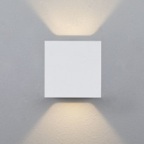 LED-ulkoseinävalaisin Hide-a-lite Cube XL II, 3000K, valkoinen