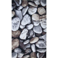 Kynnysmatto Hestia Stones, 45x75cm, harmaa