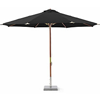 Aurinkovarjo Hillerstorp puurungolla, 335cm, musta 22070