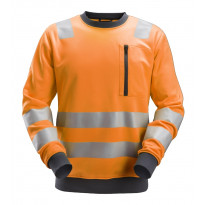 Fleecepusero Snickers Workwear AllroundWork 8037, LK 2, oranssi