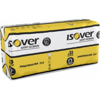 Lasivilla ISOVER Premium 33, 70x560x870mm, 5.36m²/pkt