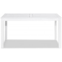 Ruokapöytä Lidö, 150cm, 4-istuttava, valkoinen
