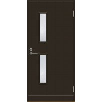 Ulko-ovi Swedoor Basic B0028, tummanruskea, kuviolasi