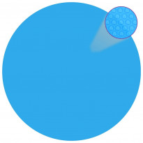 Kelluva pyöreä pe uima-altaan suoja 381 cm sininen